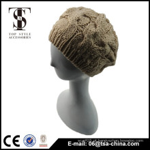 Daisy flor malha beanie